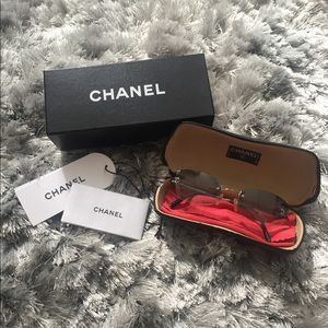 Chanel Rimless Sunglasses 4002